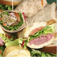 Deluxe Sandwich & Salad Tray